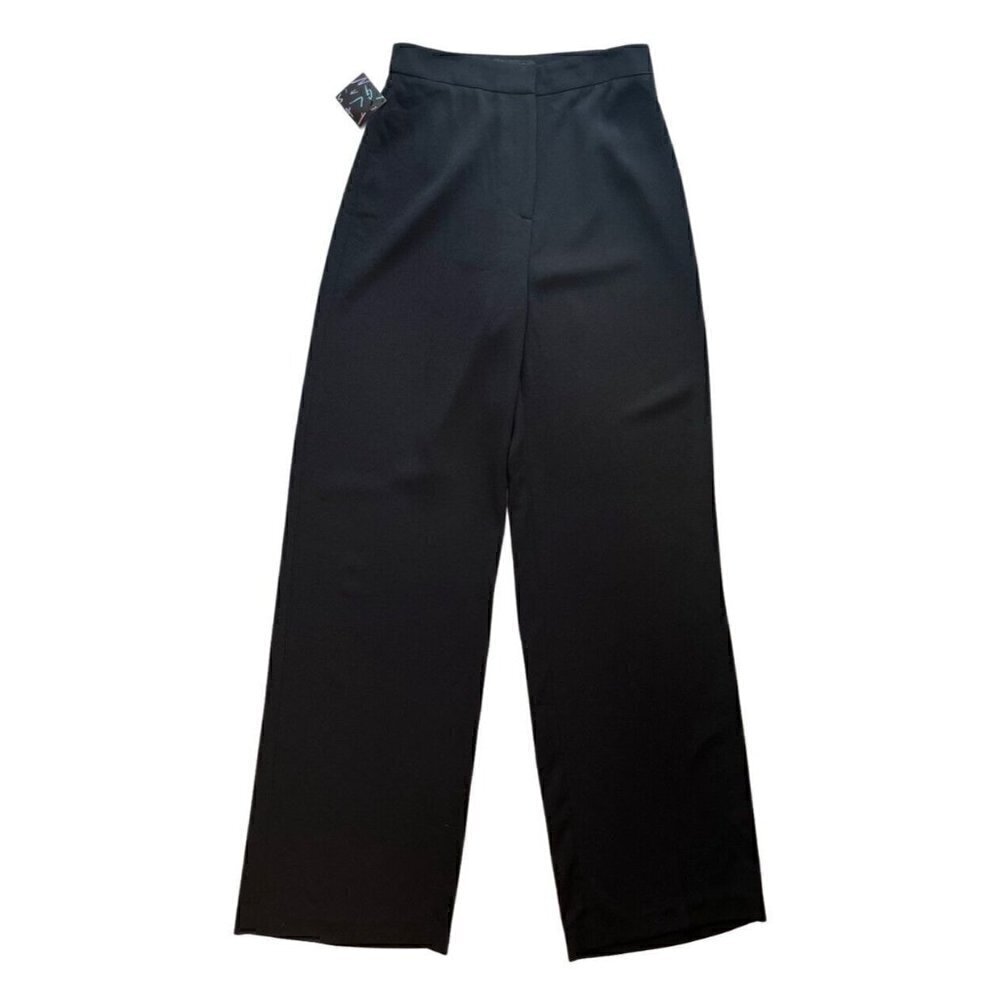 Nasty Gal Black Wide Leg High Waist Palazzo Pants Size S